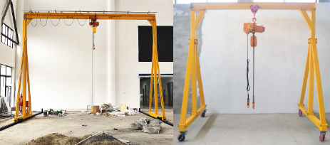 軌道式小型龍門吊和無限制小型龍門吊